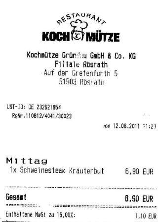 kuab Höffner Kochmütze Restaurant